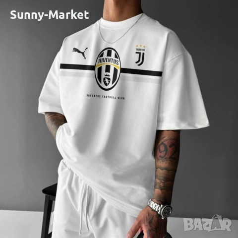 Juventus Овърсайз Мъжка тениска 