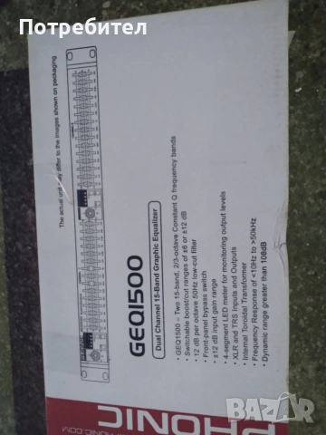 Екулайзер PHONIK PRO, снимка 3 - Ресийвъри, усилватели, смесителни пултове - 49183714