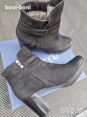 Боти естествена кожа 38.5 Caprice, снимка 3 - Дамски боти - 53293042