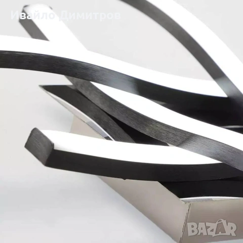 Полилей с 4 рамена в мрежест дизайн, снимка 3 - Лампи за стена - 54216720