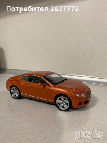Bentley Continental GT Orange Minichamps 1:18, снимка 5 - Колекции - 45083268
