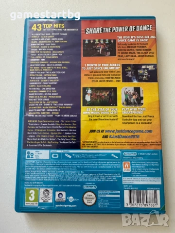 Just Dance 2016 за Nintendo Wii U, снимка 2 - Игри за Nintendo - 51320542
