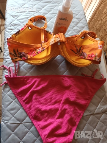 Красив бански с подарък слънцезащита SPF 30, снимка 3 - Бански костюми - 54188542