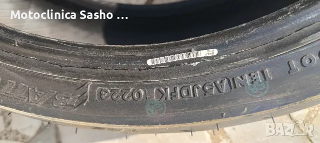 комплект мото гуми Бриджстоун 120/70-17 и 180/55-17 за 369лв, снимка 4 - Гуми и джанти - 49819888