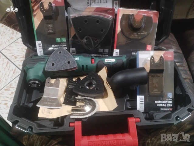 Многофункционален инструмент с аксесоари+4 допълнителни PARKSIDE® гаранция 2 г..