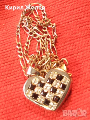 СКЪПОЦЕНЕН СЪРЦЕВИДЕН СРЕБЪРЕН МЕДАЛЬОН с СРЕБЪРНА ВЕРИЖКА РОДИРАНО СРЕБРО 925 БУТИКОВО КОЛИЕ 49357, снимка 15 - Колиета, медальони, синджири - 49328289