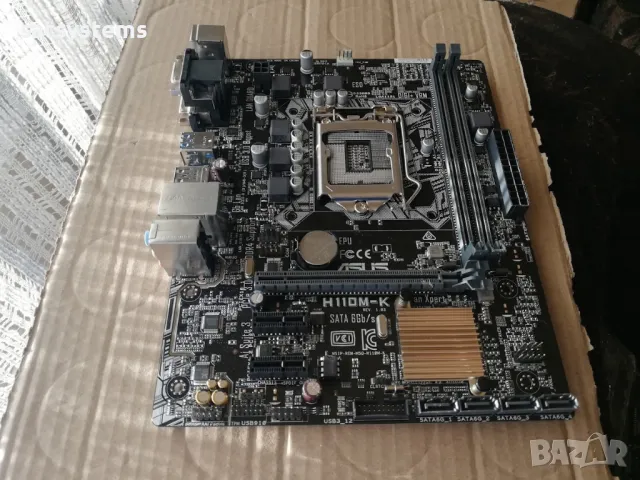 Дънна платка Asus H110M-K Socket LGA1151, снимка 3 - Дънни платки - 47704762