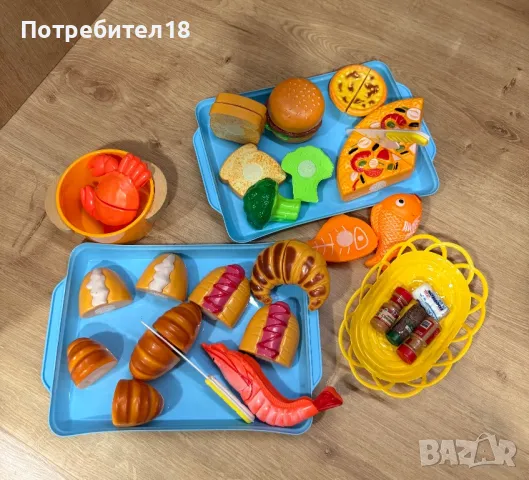 Игра с плодове и зеленчуци за рязане, снимка 2 - Други - 49810319