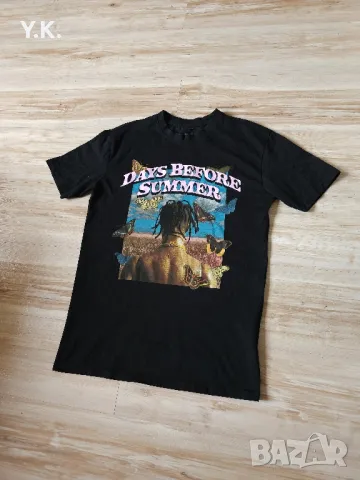 Оригинална мъжка тениска Mister Tee Days Before Summer Travis Scott, снимка 2 - Тениски - 49928460