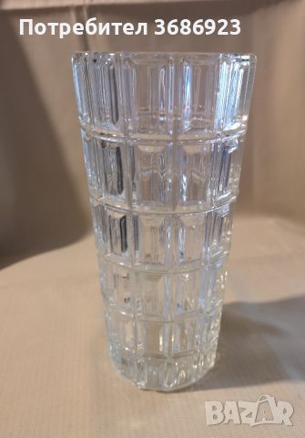  Стара ваза стъкло , снимка 1 - Вази - 45687223