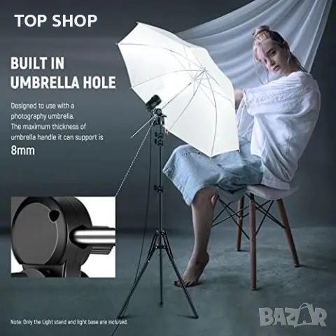 Нова стойка за осветление лампа студийна фотография снимки държач, снимка 4 - Чанти, стативи, аксесоари - 50015915