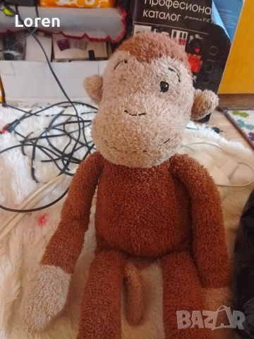 Подарявам!Голяма 🐒 плюшена маймуна играчка, снимка 5 - Плюшени играчки - 53984133