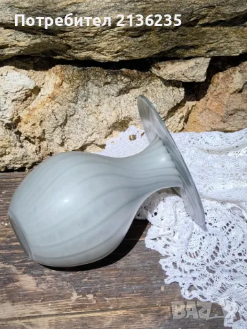 Дизайнерска ваза мраморен ефект , снимка 5 - Антикварни и старинни предмети - 50193663