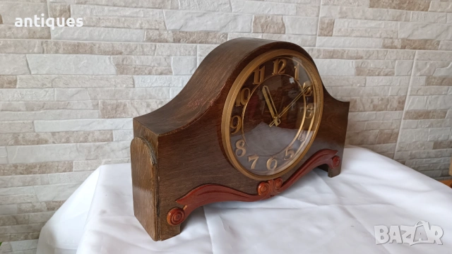 Стар руски каминен часовник - ВЕСНА / VESNA - 1975г., снимка 4 - Антикварни и старинни предмети - 54105702