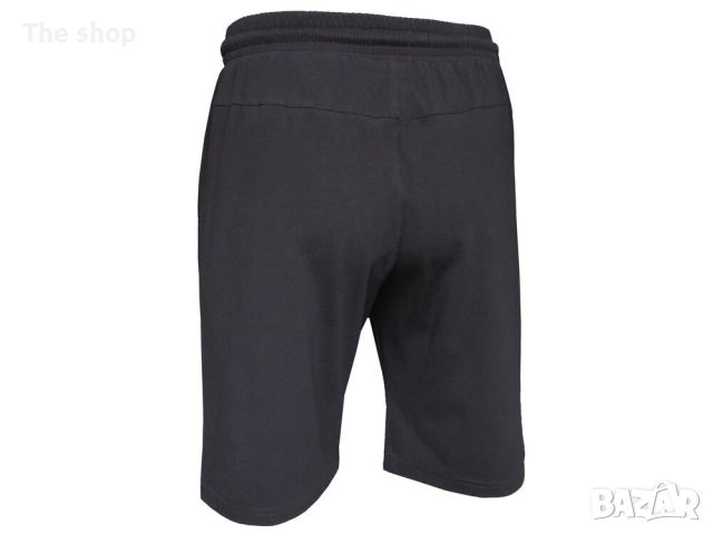 Памучни къси панталони в черен цвят, снимка 2 - Къси панталони - 45232318