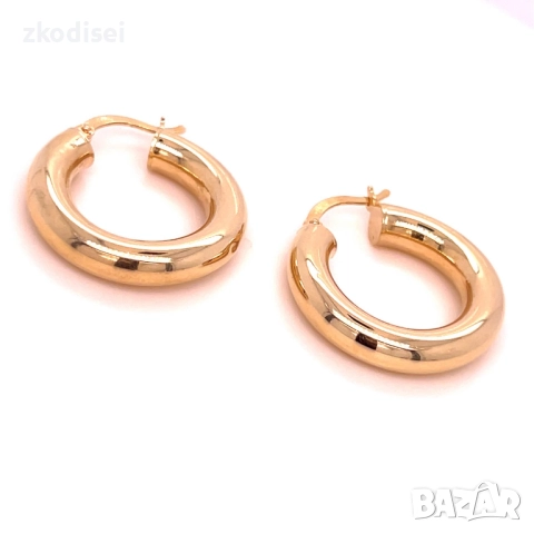 Златни обеци 4,42гр. 14кр. проба:585 модел:34485-2, снимка 2 - Обеци - 52083798