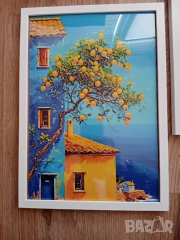 Средиземноморски пейзаж в рамка