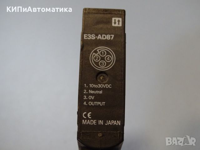 фотоелектричен сензор Omron E3S-AD87 Photoelectric sensor 10-30VDC, снимка 3 - Резервни части за машини - 46584921