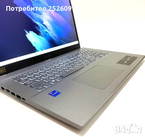 ACER Aspire 5/17.3” IPS/i7-12650H 24MB/16GB RAM/1TB NVMe/Iris Xe, снимка 3 - Лаптопи за игри - 53957786