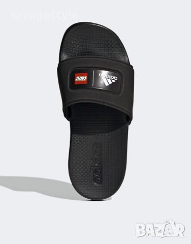 Чехли ADIDAS x Lego Adilette Comfort Slides Black, снимка 5 - Детски джапанки - 45750270