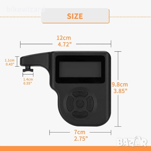 Професионален цифров манометър за натиск на спусъка, скала за натиск на спусъка 0-12 lbs НОВ, снимка 2 - Друга електроника - 52819433