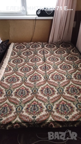 Неупотребявано жакардово покривало за легло или диван, снимка 2 - Покривки за легло - 52311325