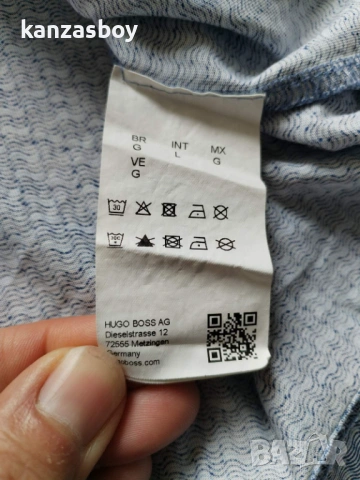 hugo boss polo shirt - страхотна мъжка тениска Л , снимка 8 - Тениски - 54221406