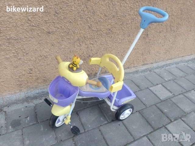 Детска триколка с педали и управление от дръжката, снимка 3 - Детски велосипеди, триколки и коли - 51634136