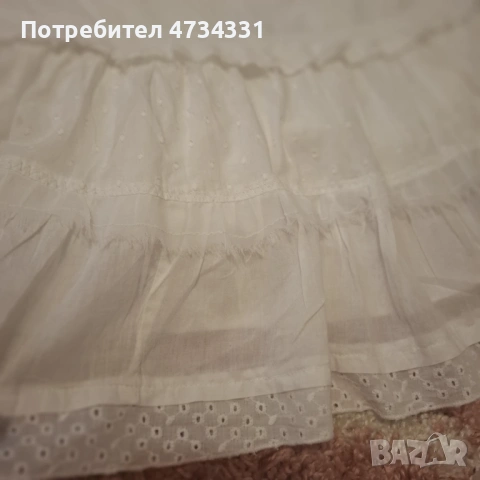 ZARA Бяла Рокля, снимка 4 - Рокли - 53526249