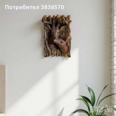 Пано за стена  - елени, снимка 2 - Пана - 52374420