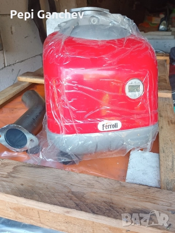 комбиниран котел на полети и твърдо гориво Ferroli, снимка 5 - Отоплителни печки - 52688514
