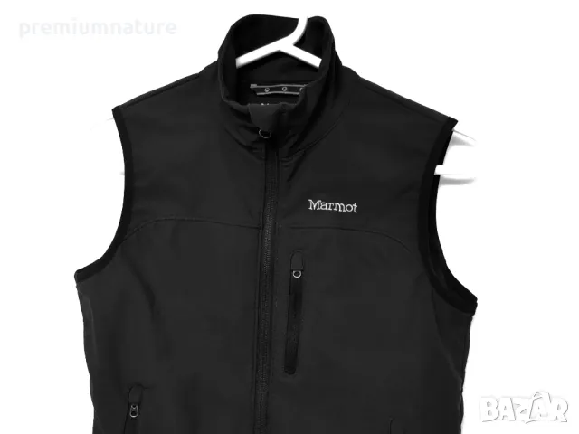 MARMOT Tempo SoftShell Vest — софтшел елек — (като нов / в наличност), снимка 12 - Спортна екипировка - 48599403