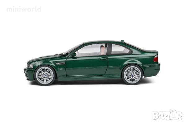 BMW M3 E46 Coupe 2000 - мащаб 1:18 на Solido моделът е нов в кутия, снимка 2 - Колекции - 46322210