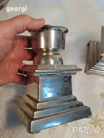 два настолни иноксови свещника  25/2, снимка 8 - Декорация за дома - 50035339