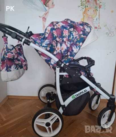 Бебешка количка 3 в 1 Baby LUX Tropical , снимка 10 - Детски колички - 51079033
