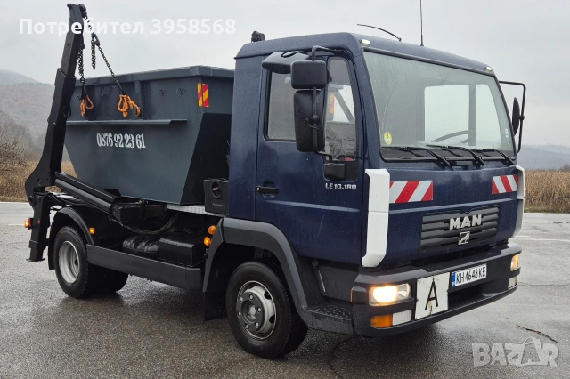 Мултилифт / сметовоз MAN LE10.180 , снимка 5 - Камиони - 53646089