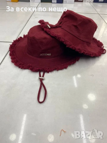 Jacquemus Лятна Шапка Капела Жакъмюс - Налични Различни Цветове Код E563, снимка 7 - Шапки - 50824735