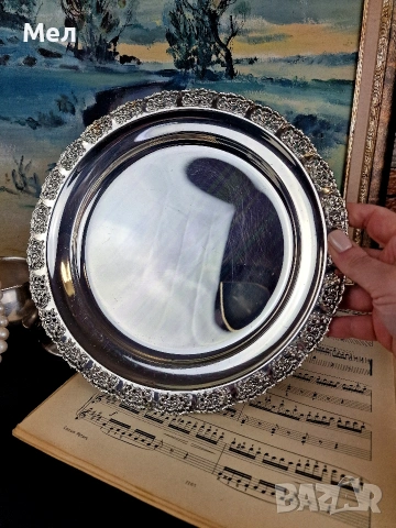 Троен кристален поднос , снимка 5 - Сервизи - 54215687