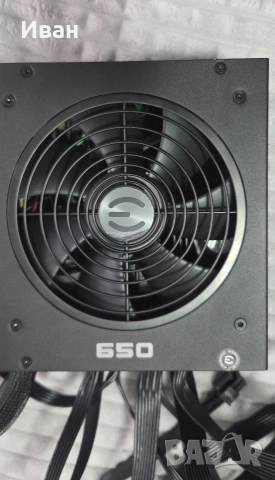 Evga GQ 650w Gold полу модулно, снимка 9 - Захранвания и кутии - 53946153