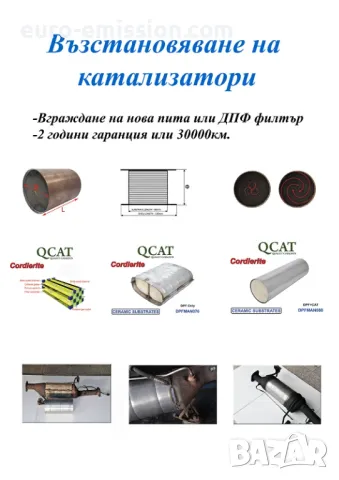 Рециклиране на катализатори и ДПФ филтри с нова пита, снимка 5 - Ремонт на изпускателна с-ма - 49983959