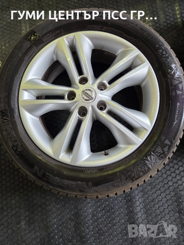 Джанти 17 цола Нисан + гуми М+S dot 22, снимка 5 - Гуми и джанти - 53322794