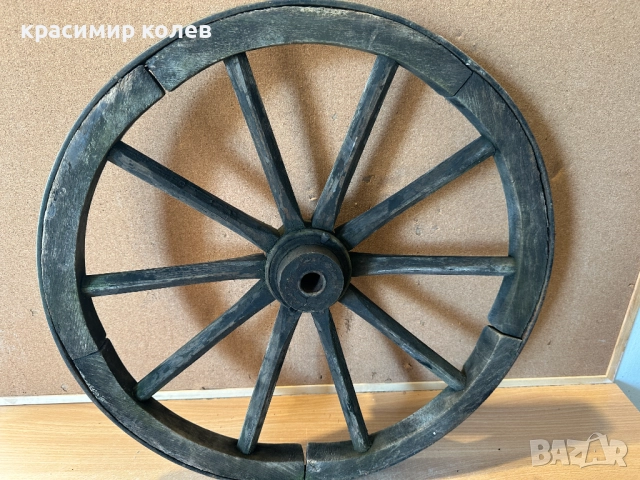 старо колело от каруца, снимка 5 - Антикварни и старинни предмети - 52914536