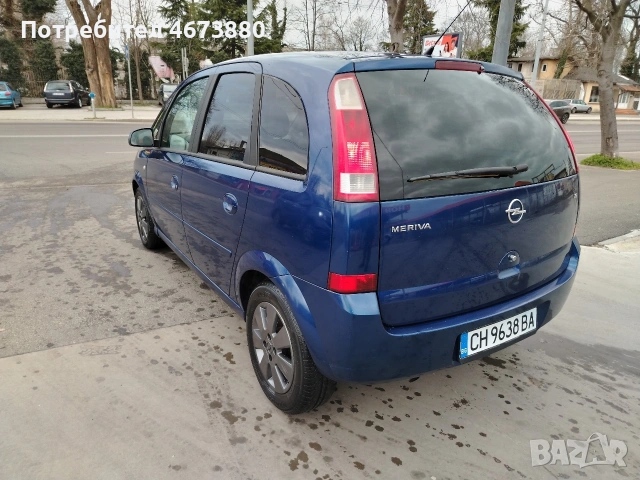 Opel Meriva 1.6 газ бензин 101кс 2004 гд, снимка 3 - Автомобили и джипове - 53562940