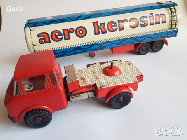 Стара немска играчка тенекия и пластмаса MSB DDR ГДР, снимка 4 - Колекции - 45037255
