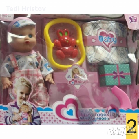 Реалистична кукла бебе с аксесоари, снимка 2 - Кукли - 52588878