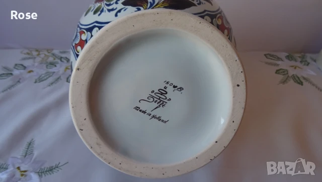 Стомна/кана с метален  капак- Antiquk  "Стар Делфт" , снимка 13 - Вази - 51425253