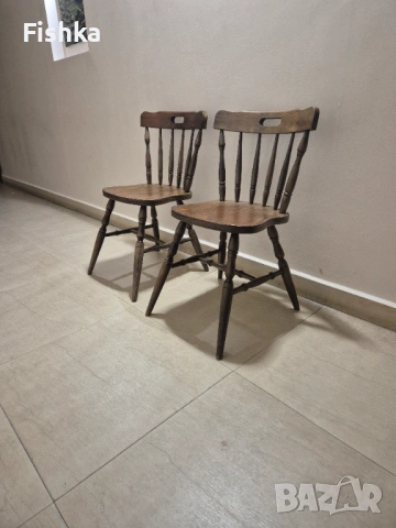Винтидж столове „Уиндзор“ — английска класика (комплект)