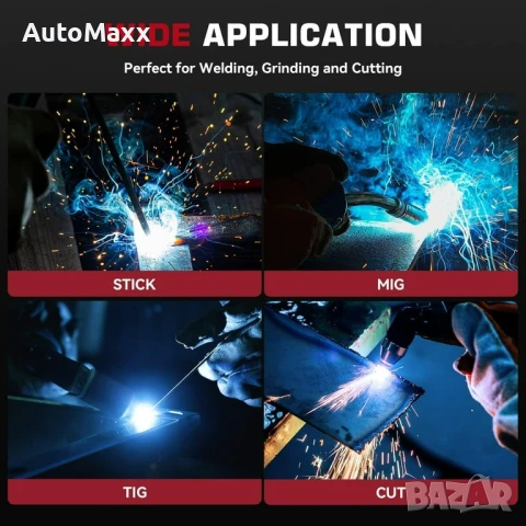 ARCCAPTAIN Clear Maxx Автоматично затъмняваща заваръчна маска

, снимка 4 - Други инструменти - 50606777