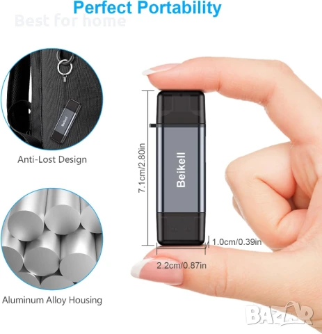 Четец за SD карти, снимка 4 - Друга електроника - 51085119