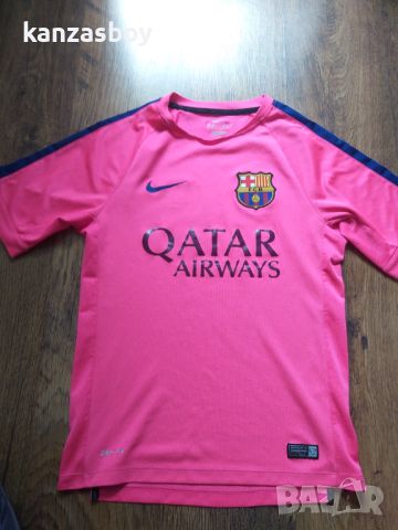 Nike Barcelona Training Jersey Football Shirt - мъжка футболна тениска С, снимка 5 - Тениски - 45983032